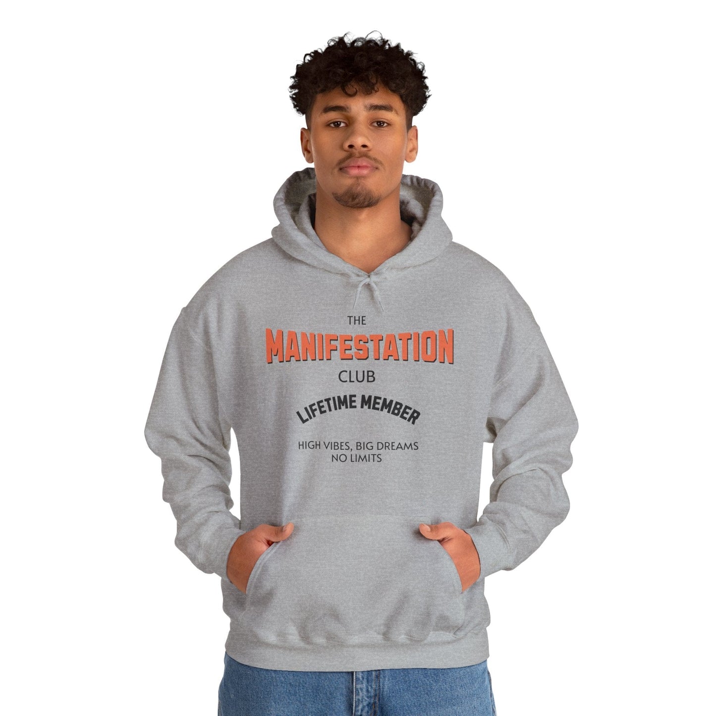 Manifestation Club -Hooded Sweatshirt Big Dreams, Cool Design