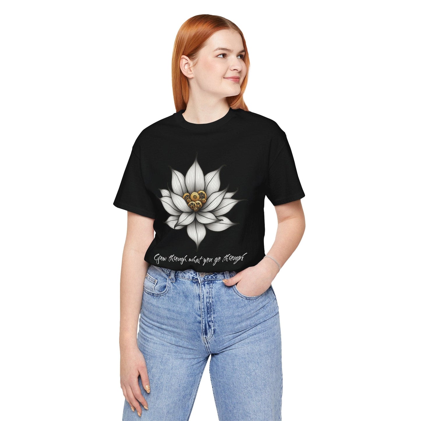 Inspirational Lotus Flower Tee | Peaceful & Comfortable