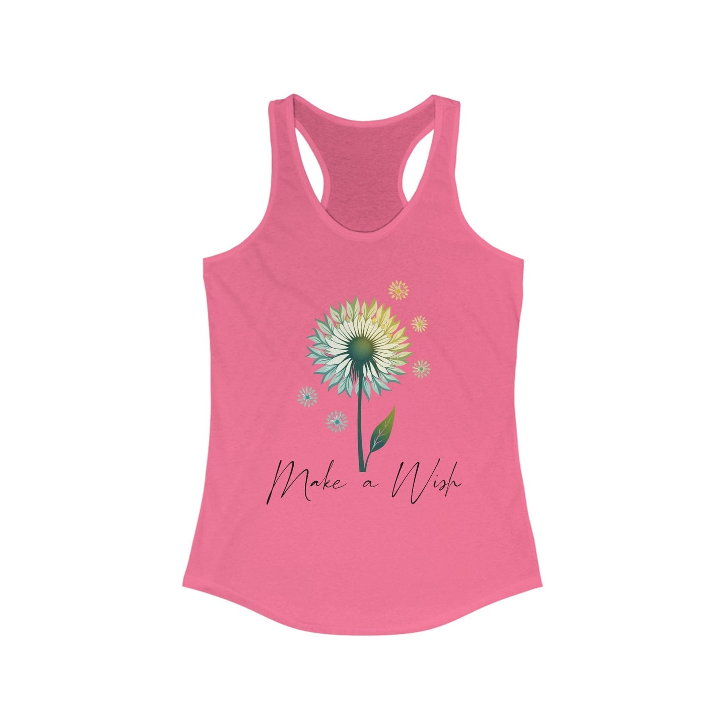 Make a Wish Women's Racerback Tank | Bright & Cheerful Top