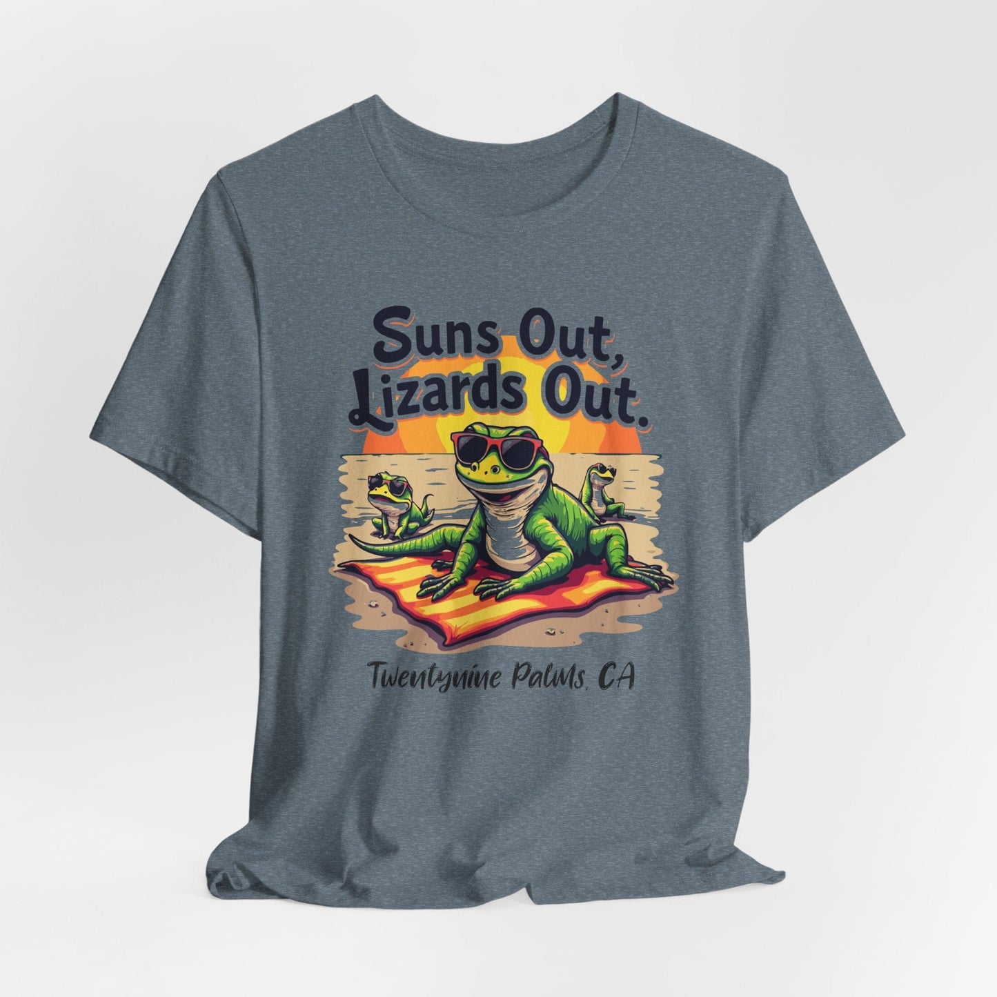 Suns Out Lizards Out Unisex T-Shirt - Fun Summer Vibe Shirt