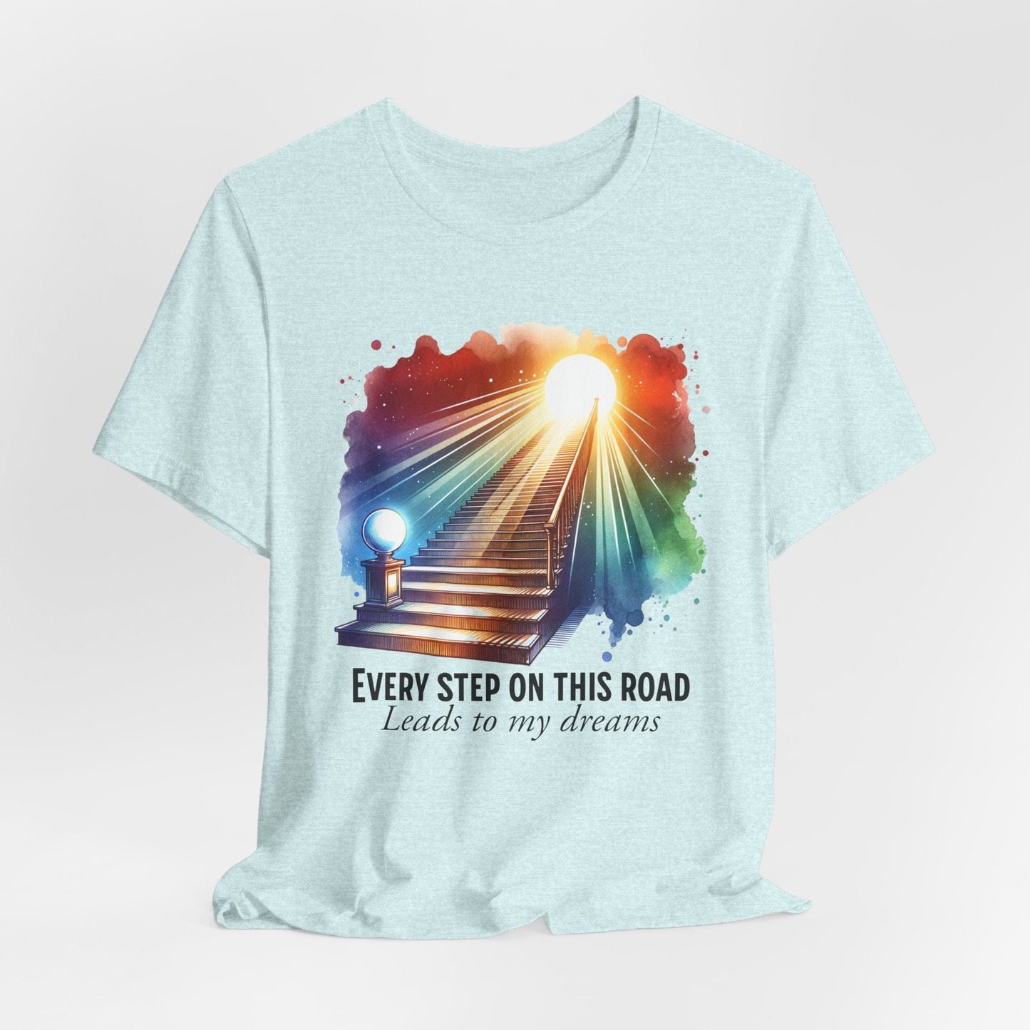 Inspirational Dream Road Unisex Jersey Tee
