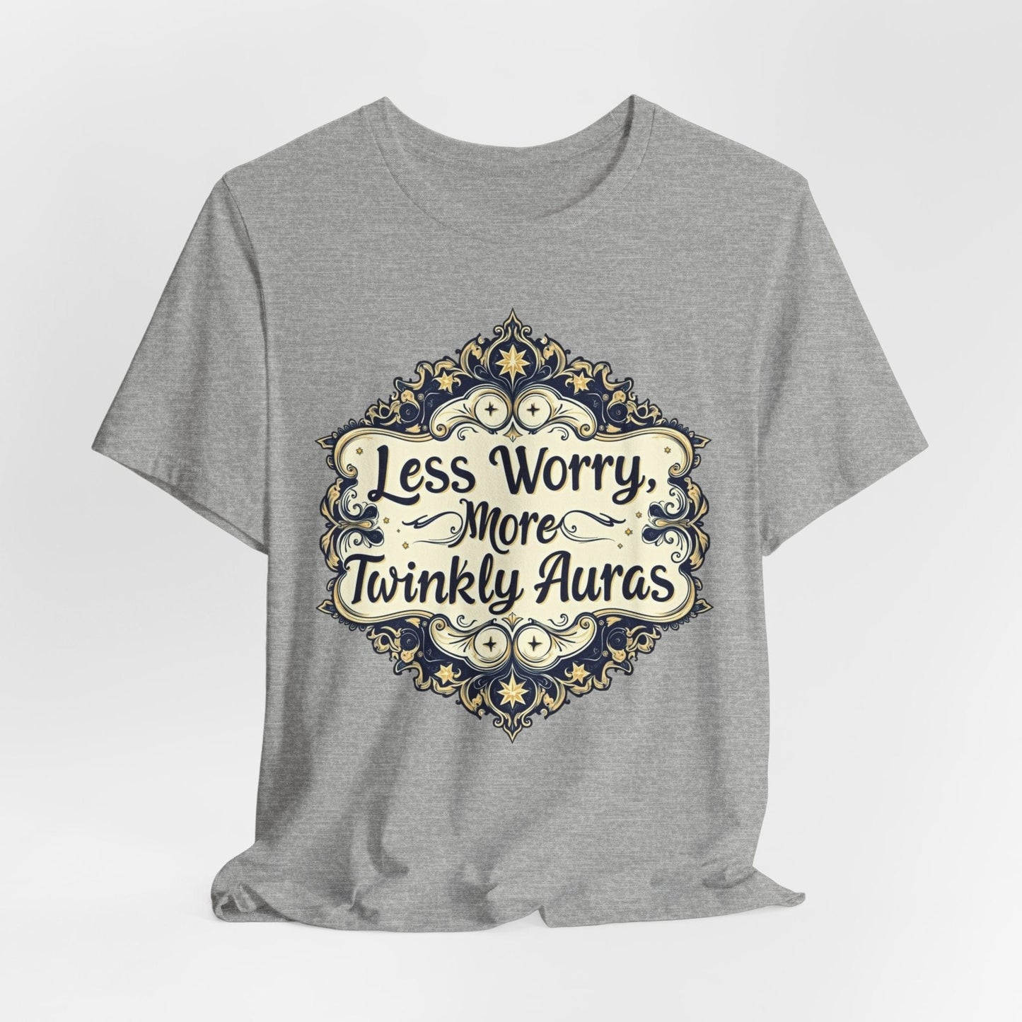 Less Worry More Twinkly Auras Unisex Tee | Relaxed & Uplifting