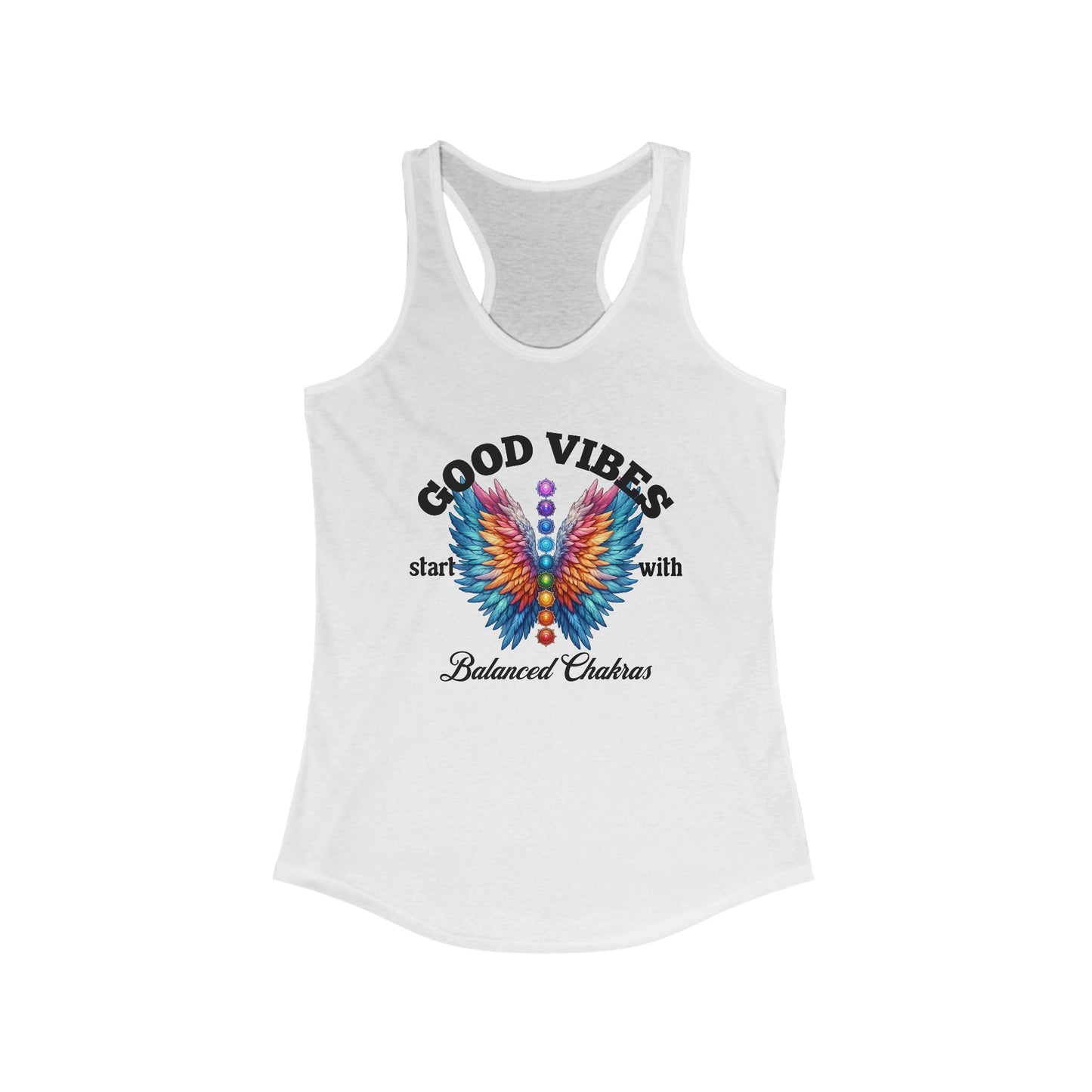 Good Vibes Chakra Balance Racerback Tank | Comfort & Energy