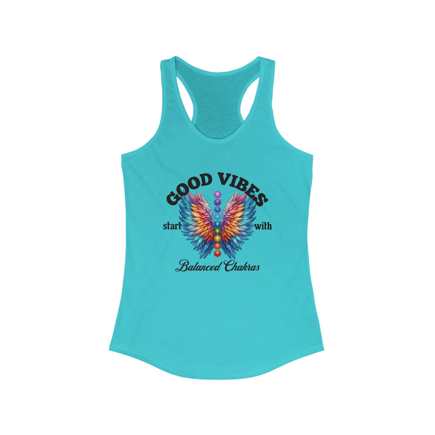 Good Vibes Chakra Balance Racerback Tank | Comfort & Energy