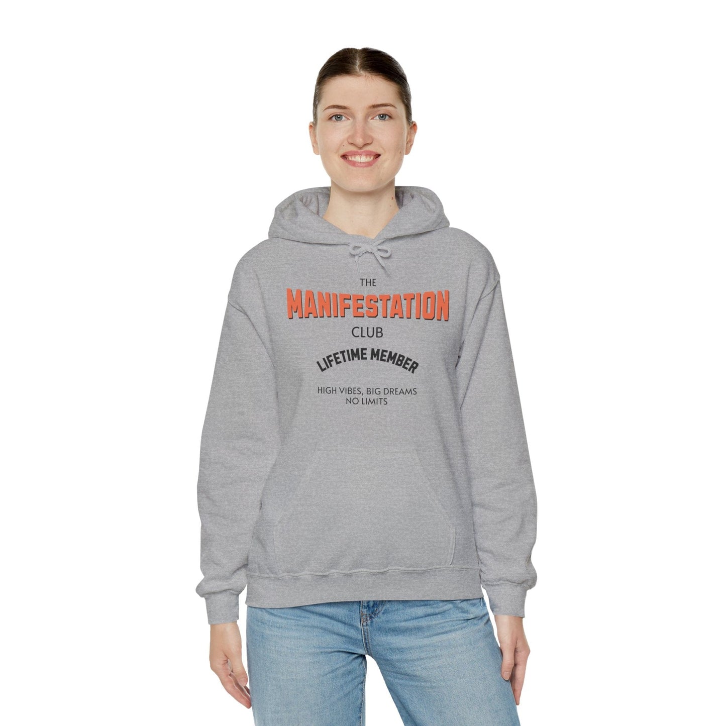 Manifestation Club -Hooded Sweatshirt Big Dreams, Cool Design