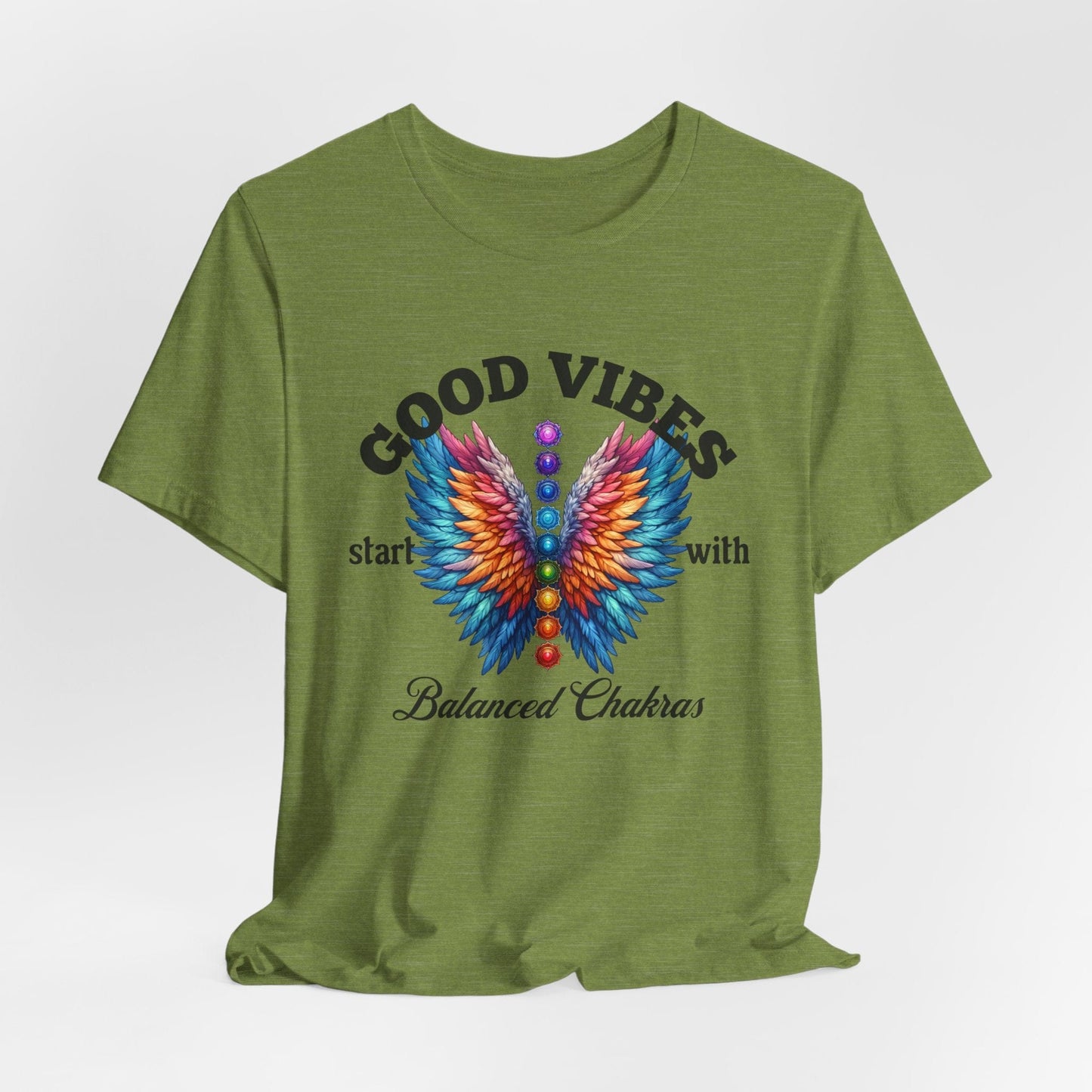Good Vibes Balanced Chakras Unisex Jersey Tee