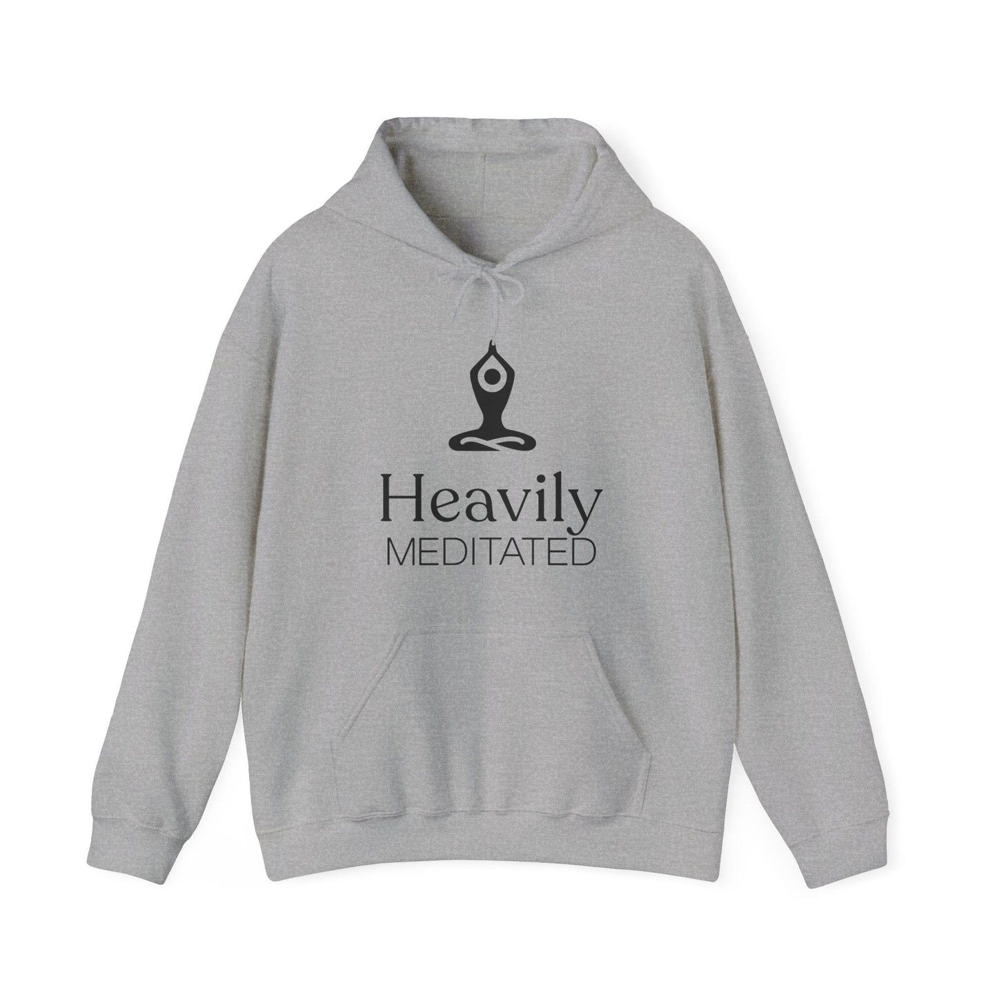 Heavily Meditated Unisex Hoodie - Cozy Spiritual Sweatshirt