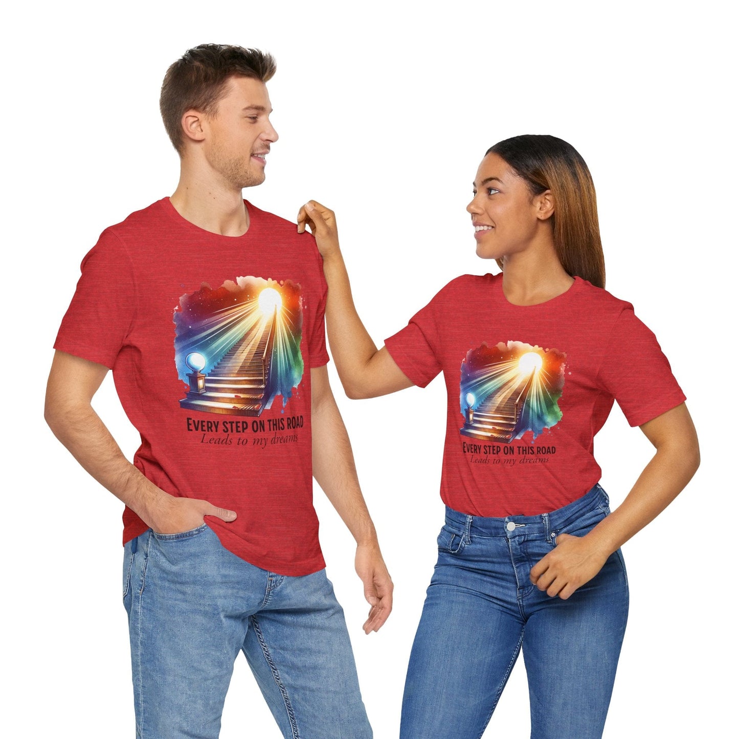 Inspirational Dream Road Unisex Jersey Tee