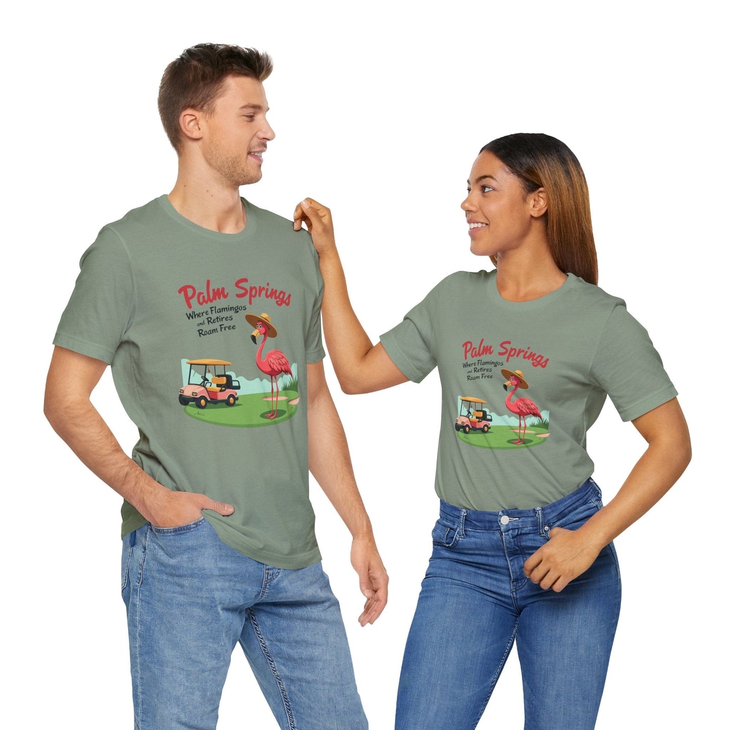 Palm Springs Flamingo Retirement Shirt