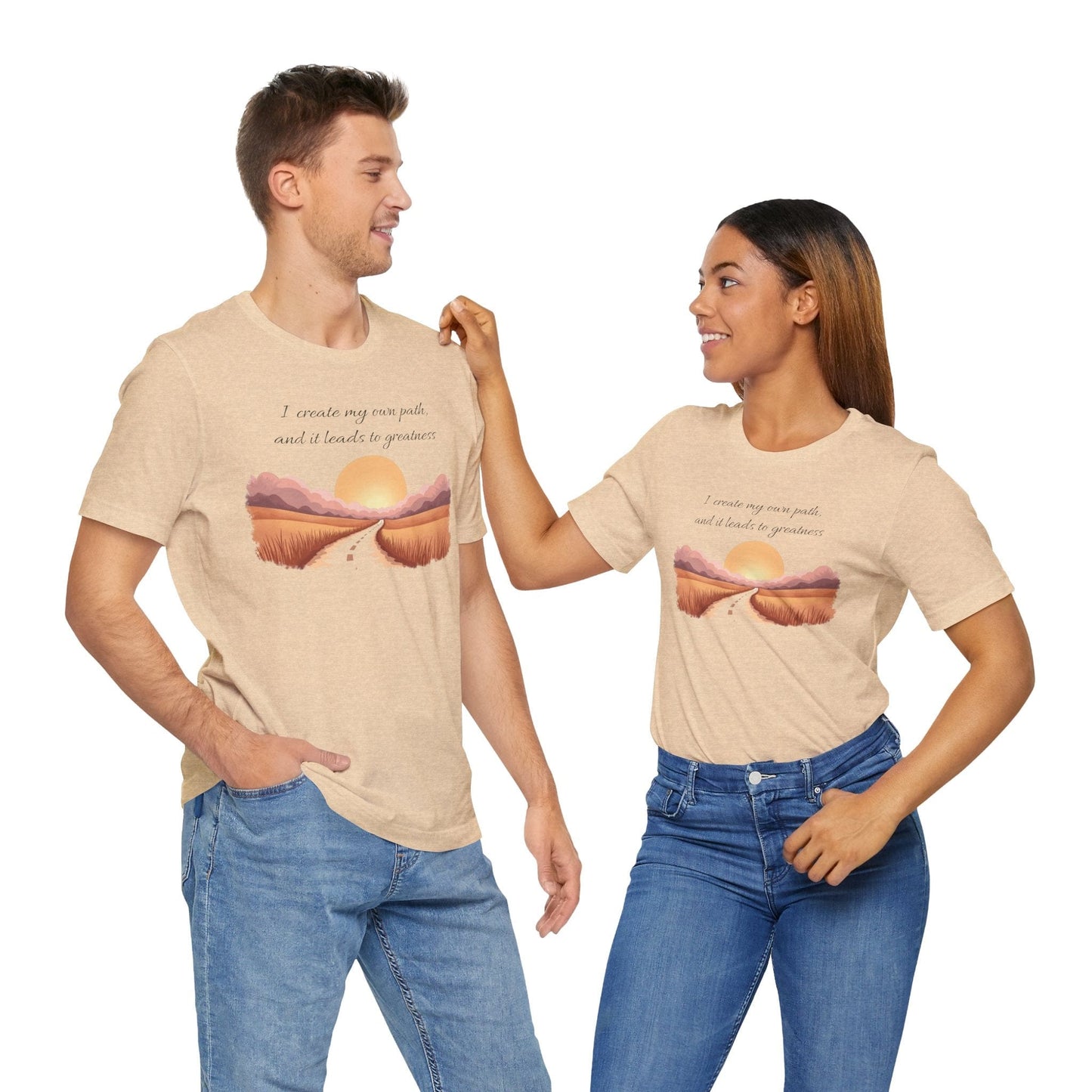 T-Shirt - I Create My Own Path Unisex Jersey Short Sleeve Tee