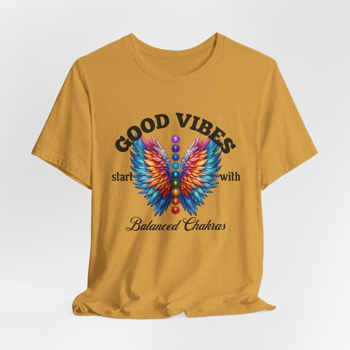 Good Vibes Balanced Chakras Unisex Jersey Tee