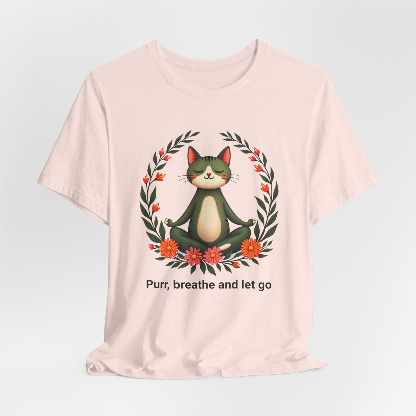 Cat Yoga Tee | Fun & Relaxing Design for Cat Lovers