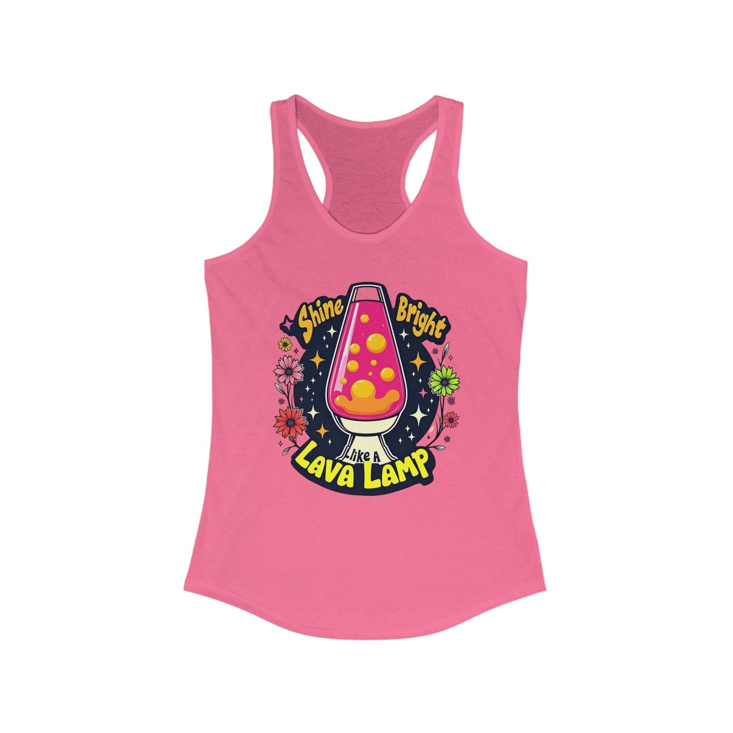 Retro Shine Bright Like a Lava Lamp Tank Top | Unique Design