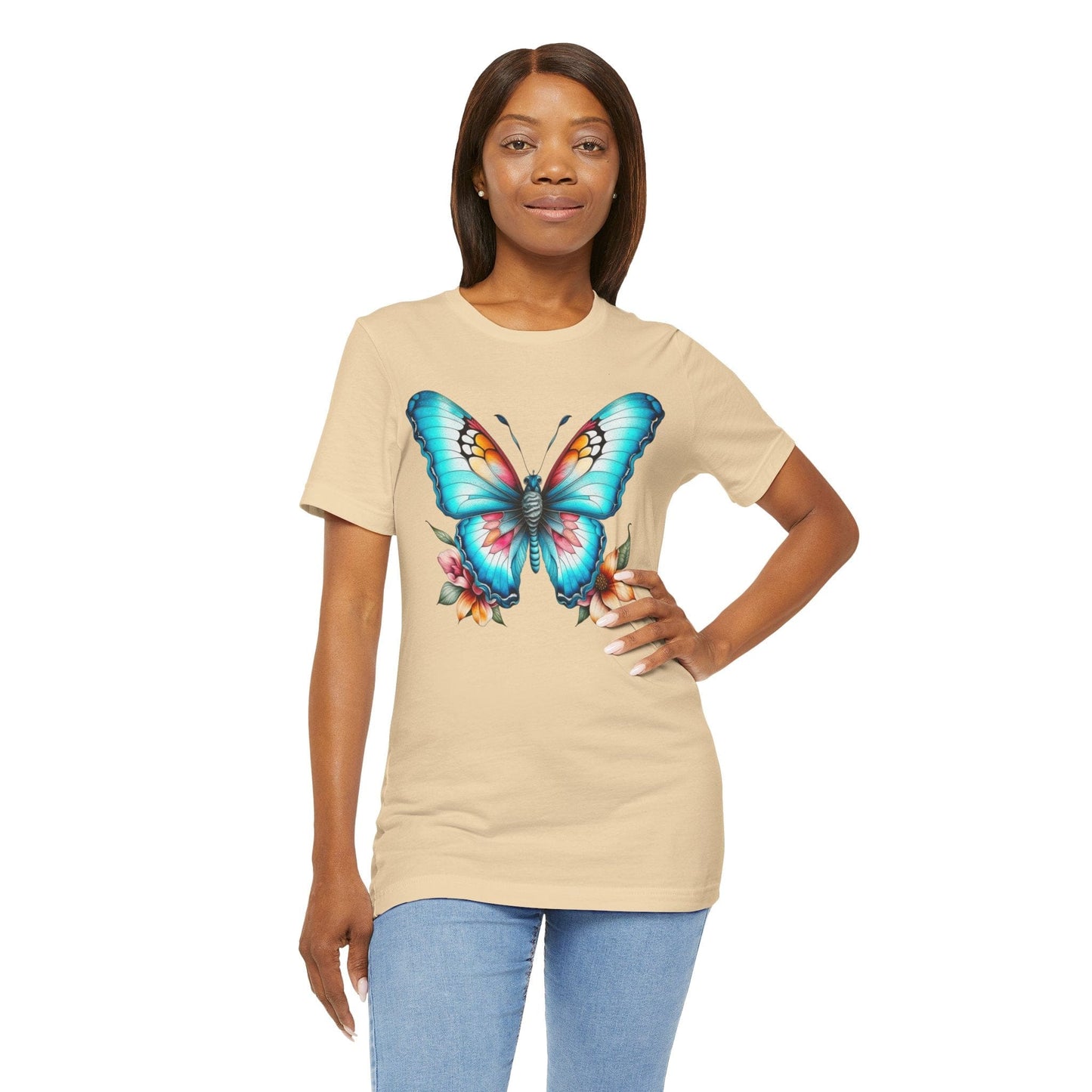 Butterfly Inspiration Unisex Tee | Uplifting and Colorful Design