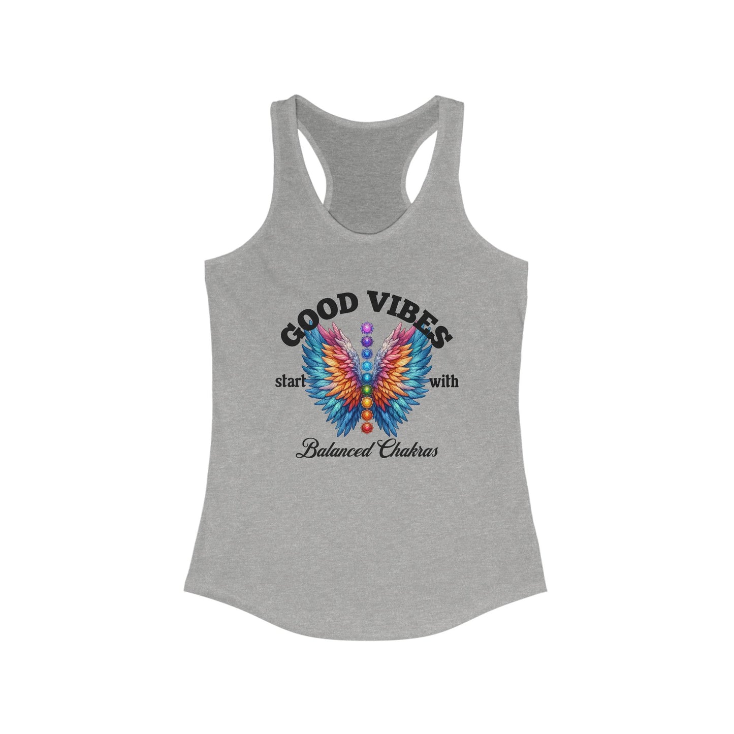 Good Vibes Chakra Balance Racerback Tank | Comfort & Energy