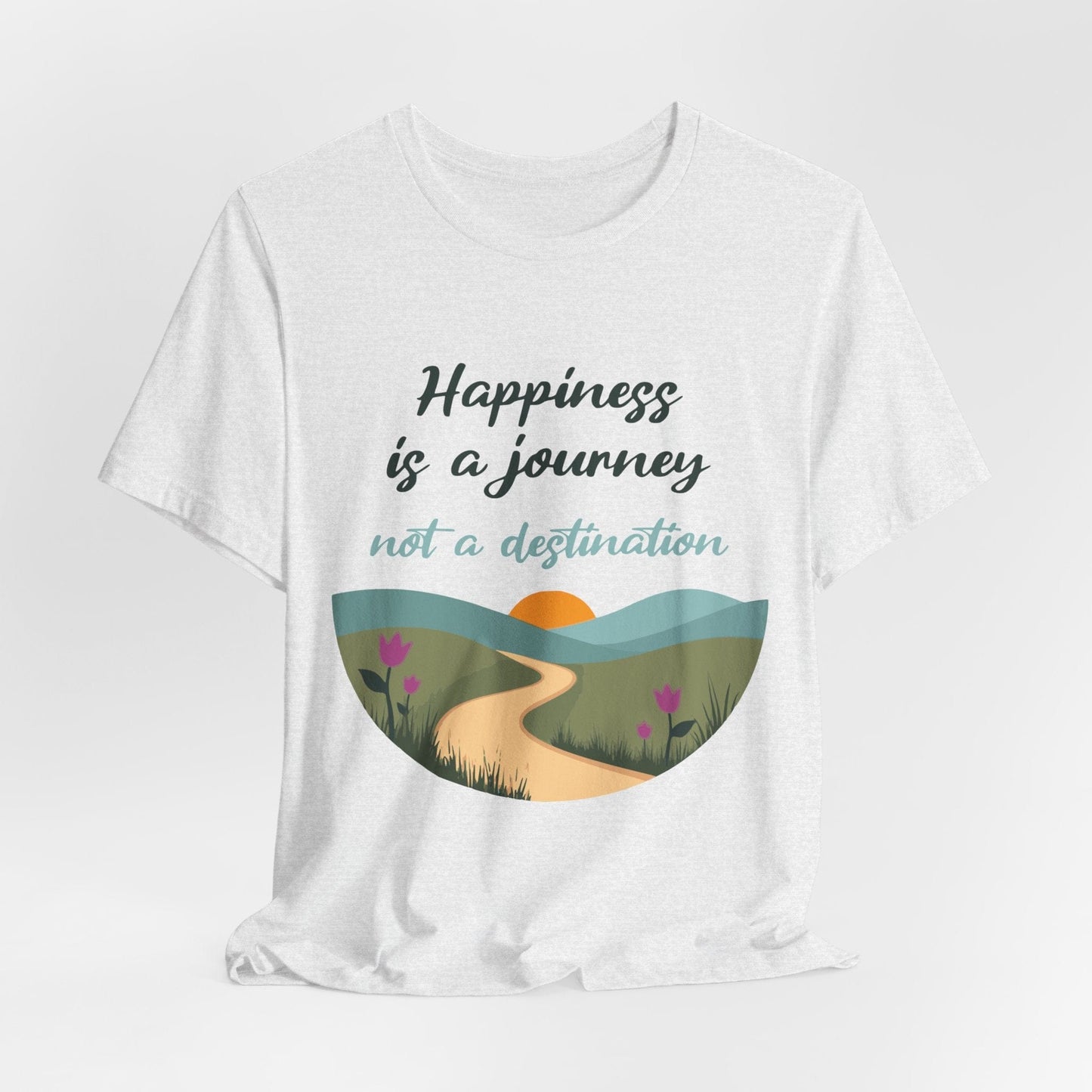 Happiness Journey Unisex Tee | Uplifting & Comfortable