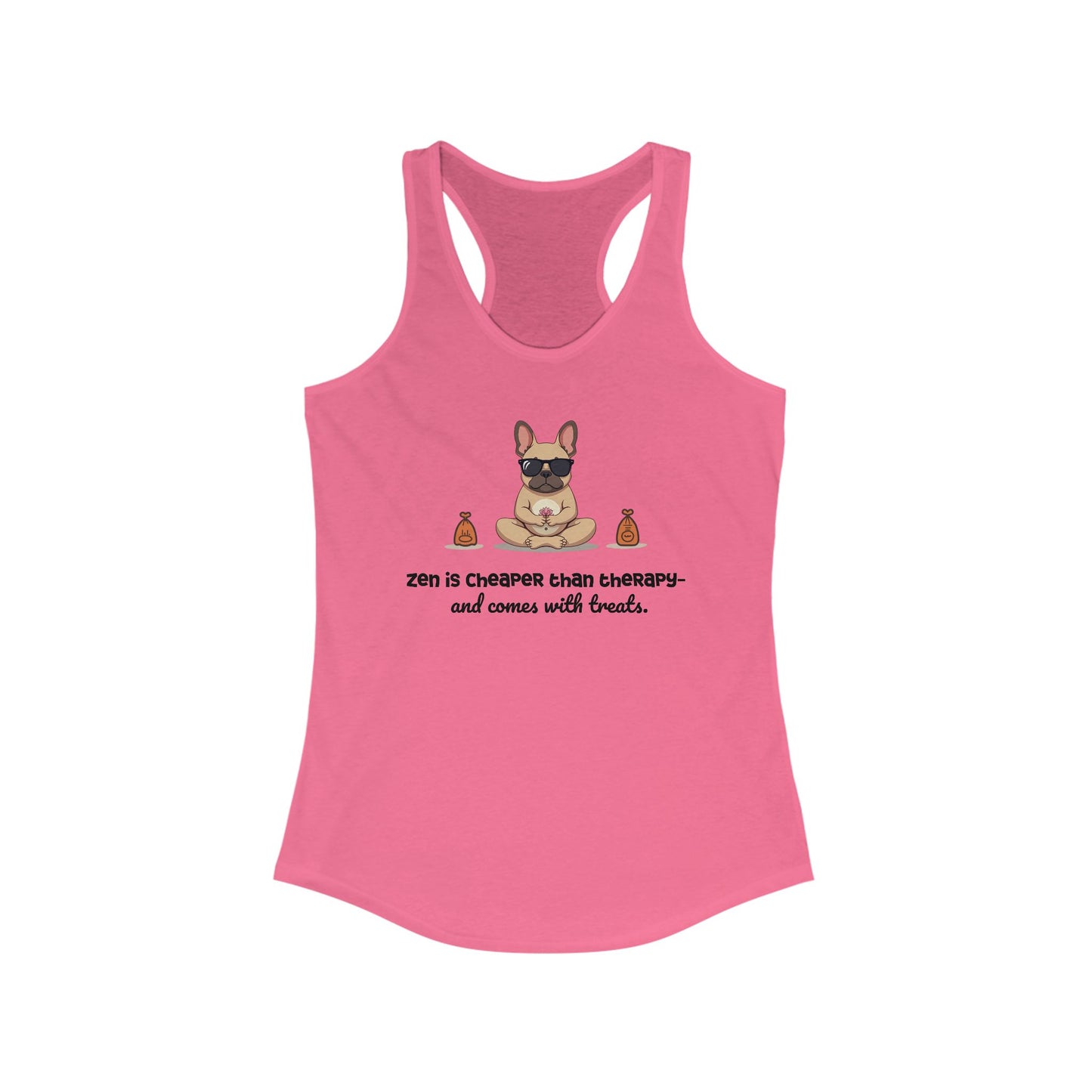 Zen Is Cheaper Than Therapy Racerback Tank Top for Women