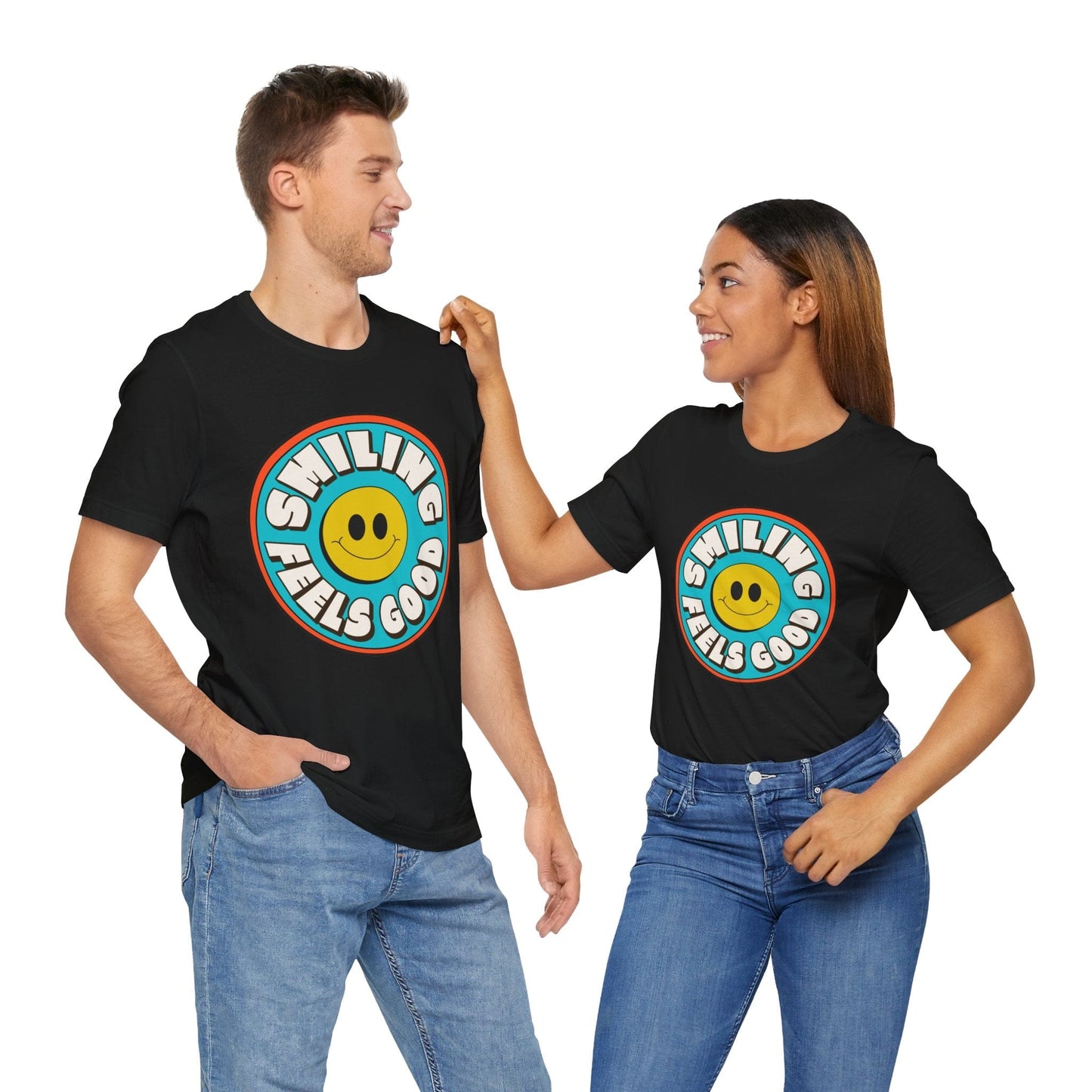 Smile Reminder T-Shirt / Smiling Feels Good