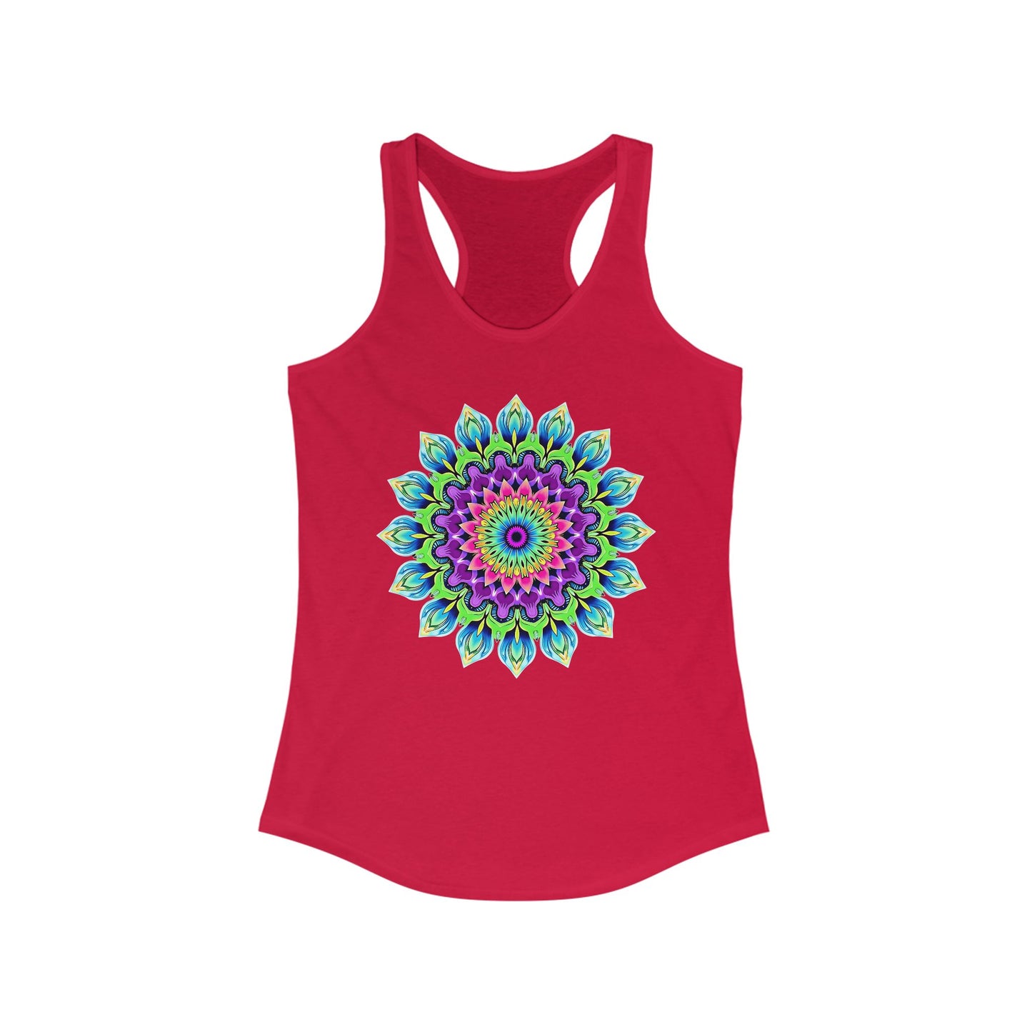 Mandala Racerback Tank - Yoga & Summer Style