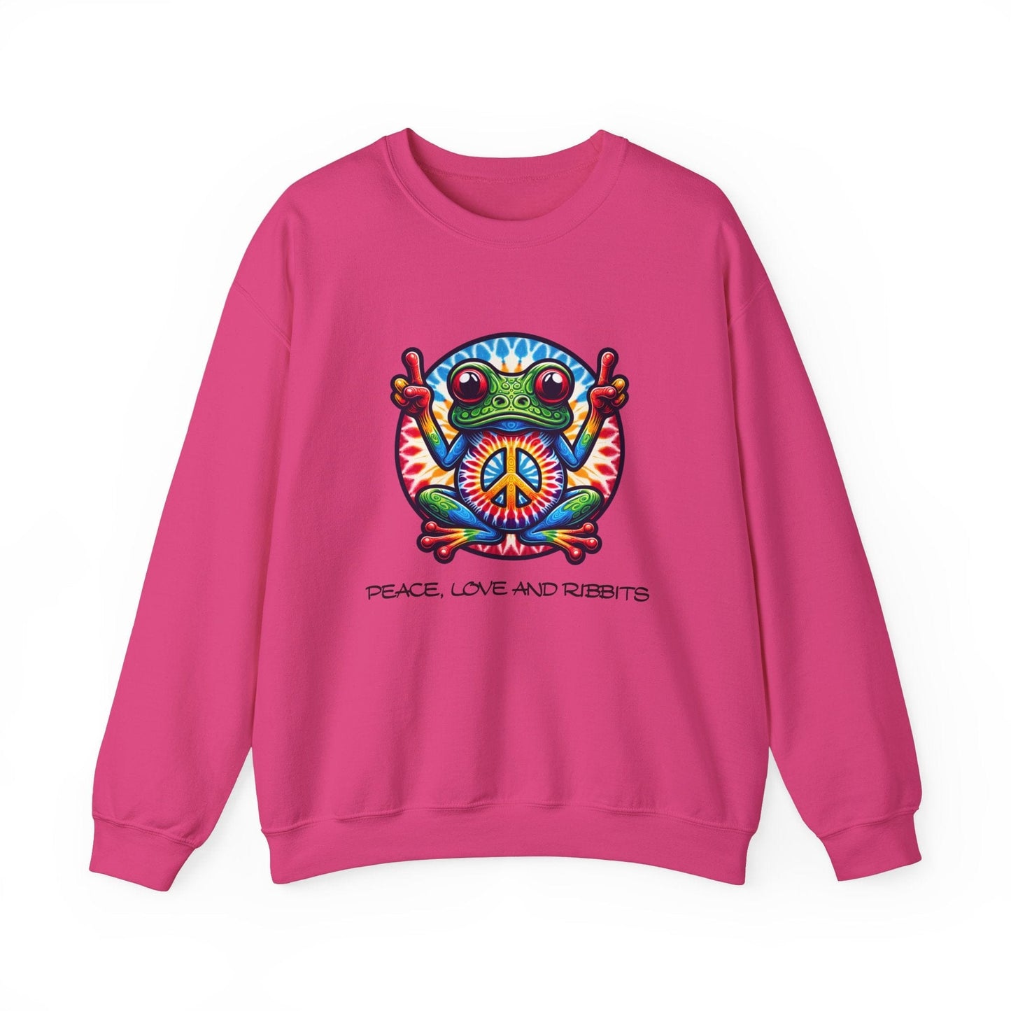 Peace, Love and Ribbits Sweatshirt | Fun & Comfortable Design