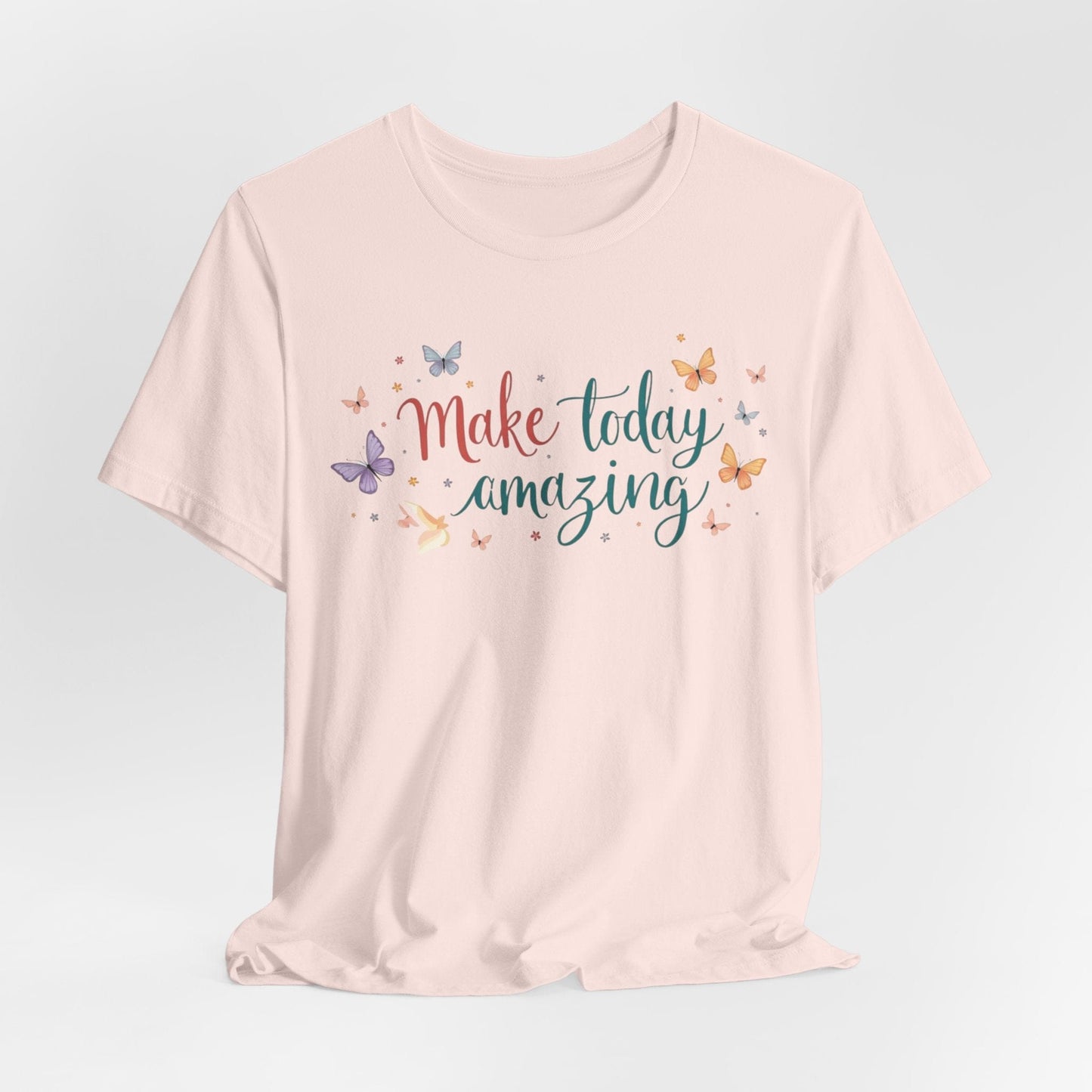 Inspirational Butterfly Graphic Tee - "Make Today Amazing"
