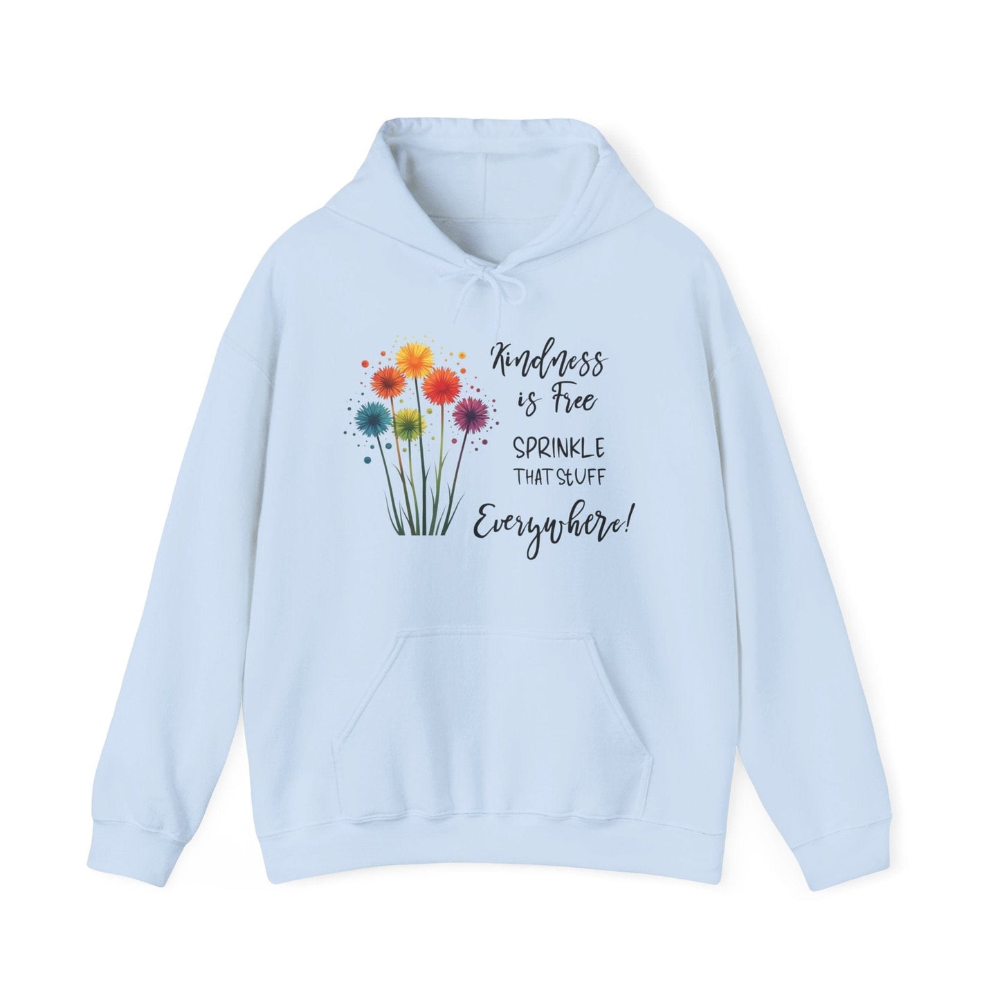 Kindness is Free Floral Hoodie | Cozy & Inspirational