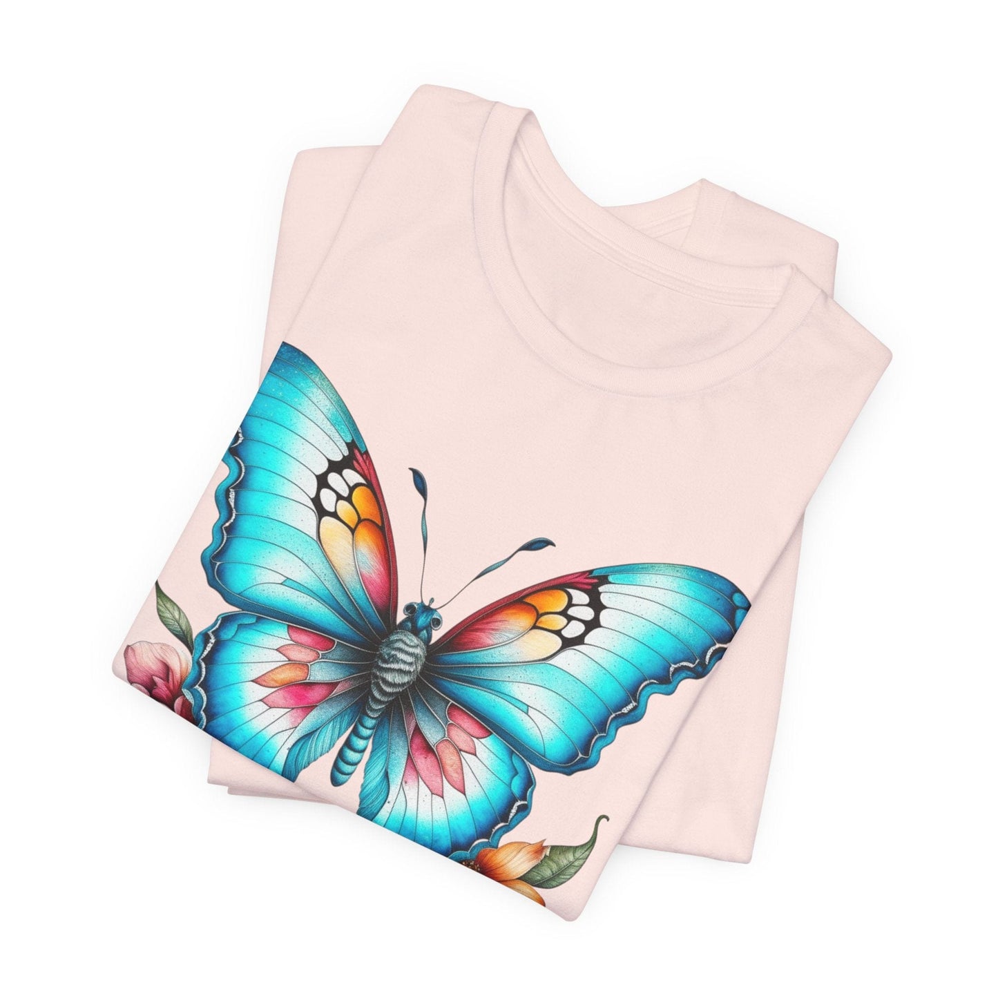 Butterfly Inspiration Unisex Tee | Uplifting and Colorful Design