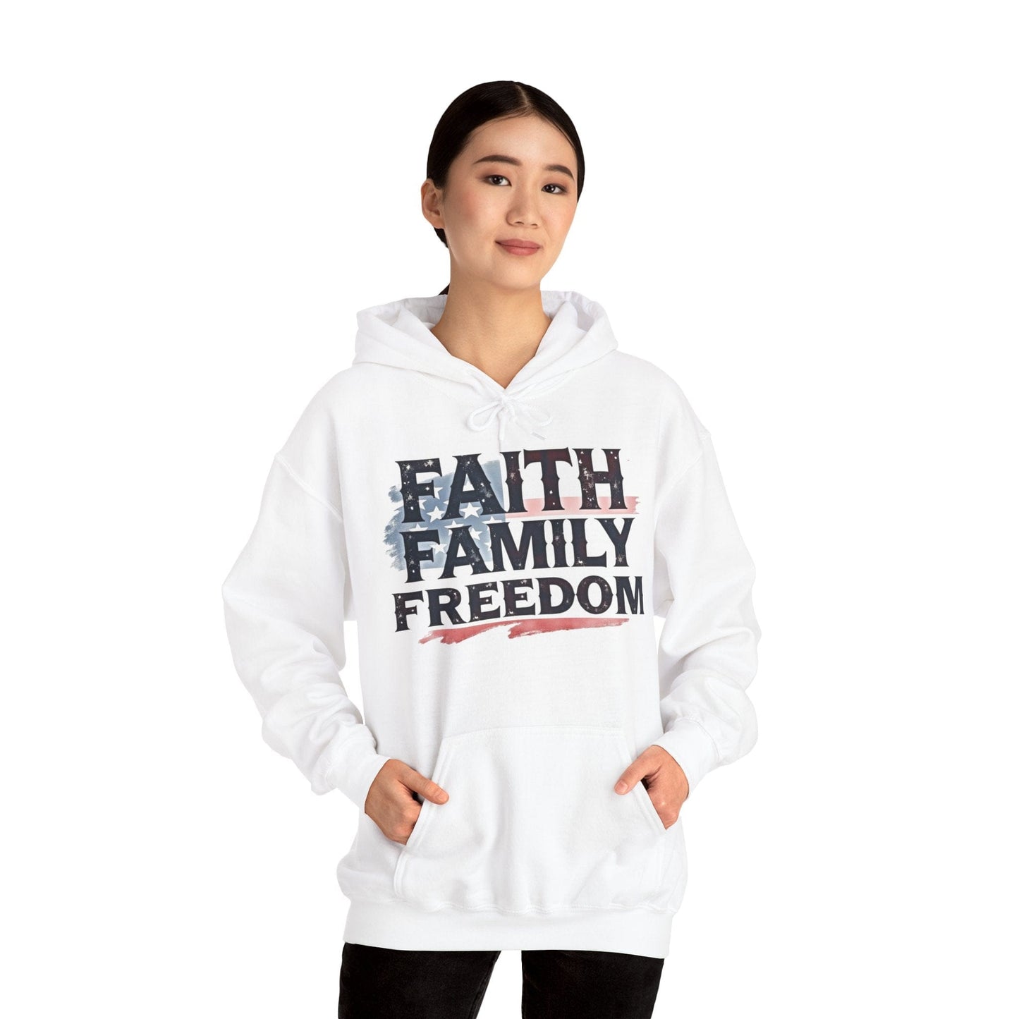 Faith Family Freedom Hoodie | Patriotic & Meaningful Design