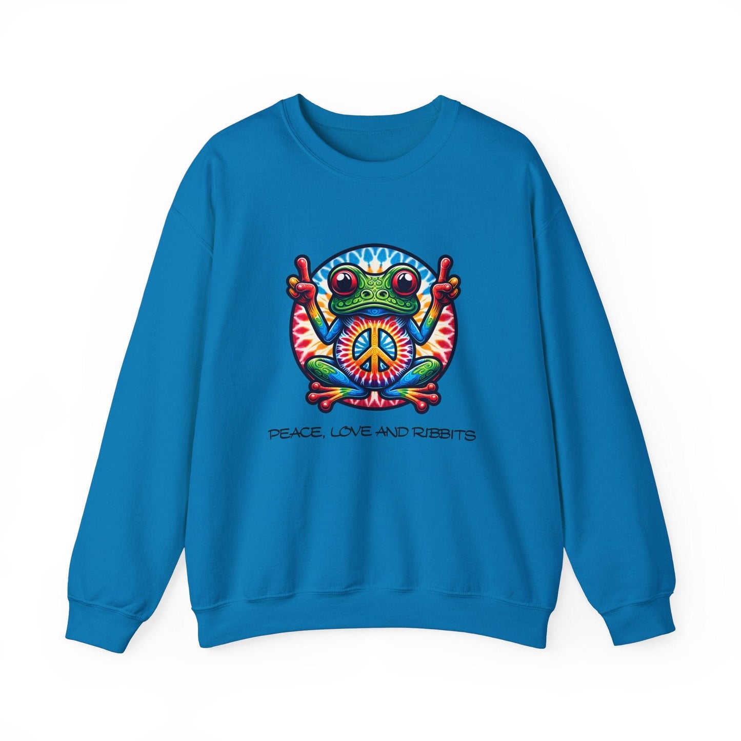 Peace, Love and Ribbits Sweatshirt | Fun & Comfortable Design