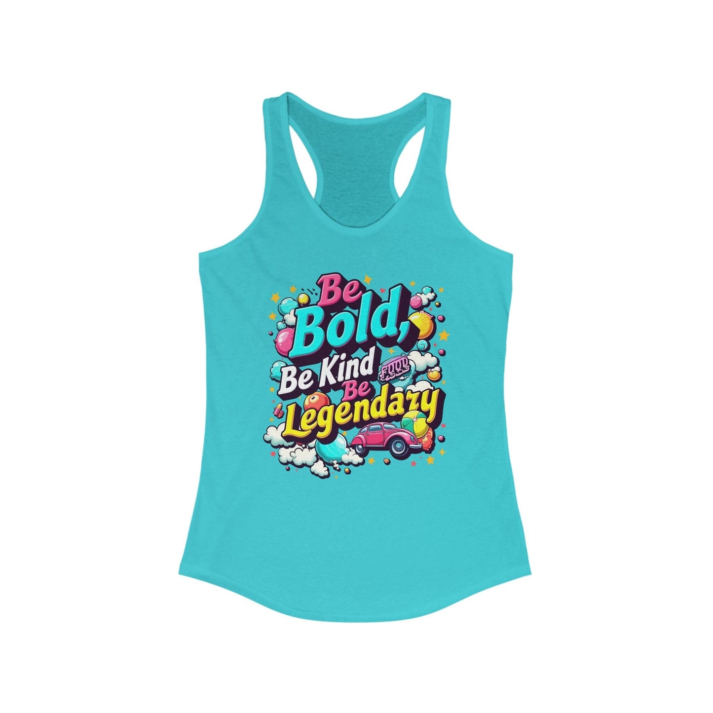 Be Bold Women's Racerback Tank | Empowering Design