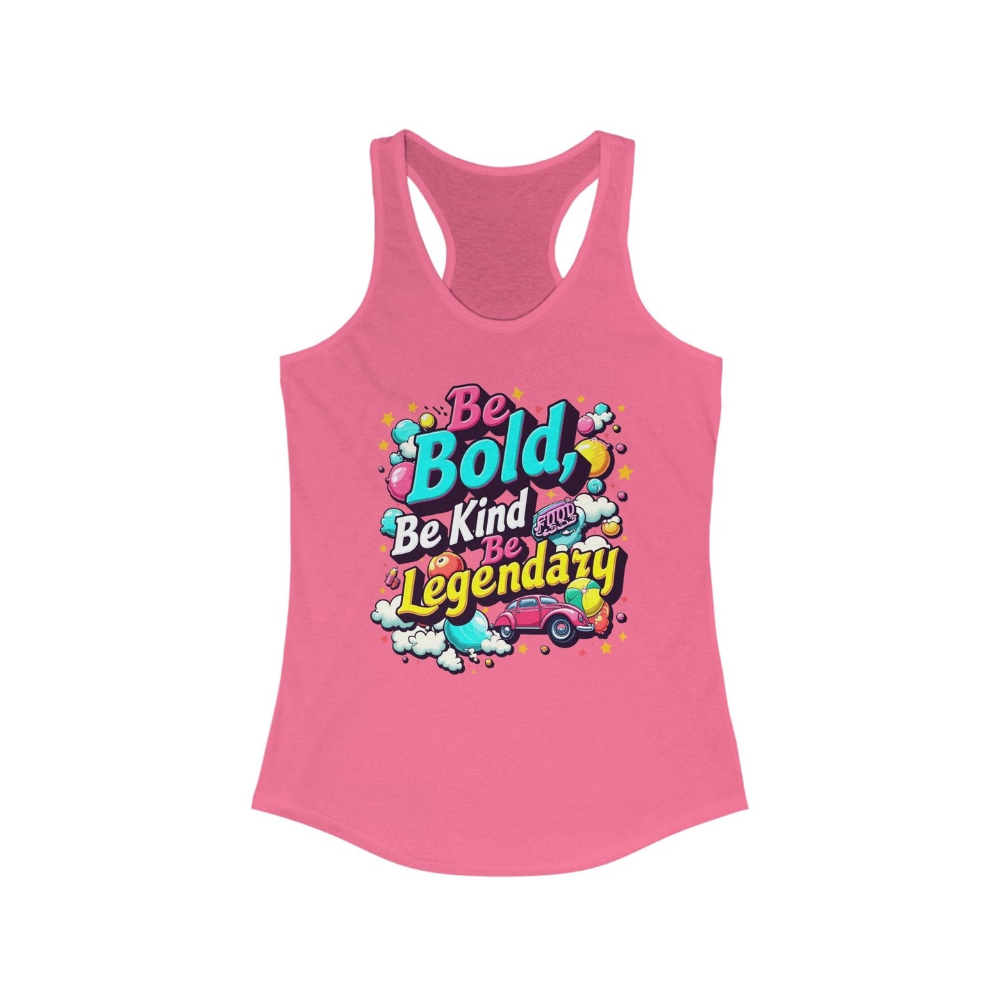 Be Bold Women's Racerback Tank | Empowering Design