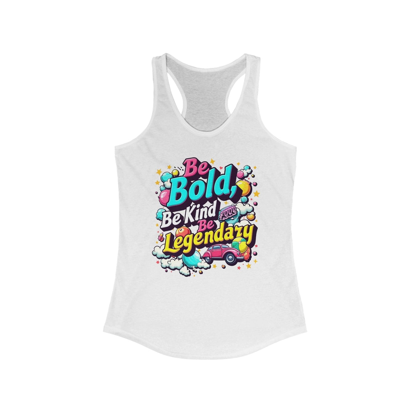 Be Bold Women's Racerback Tank | Empowering Design