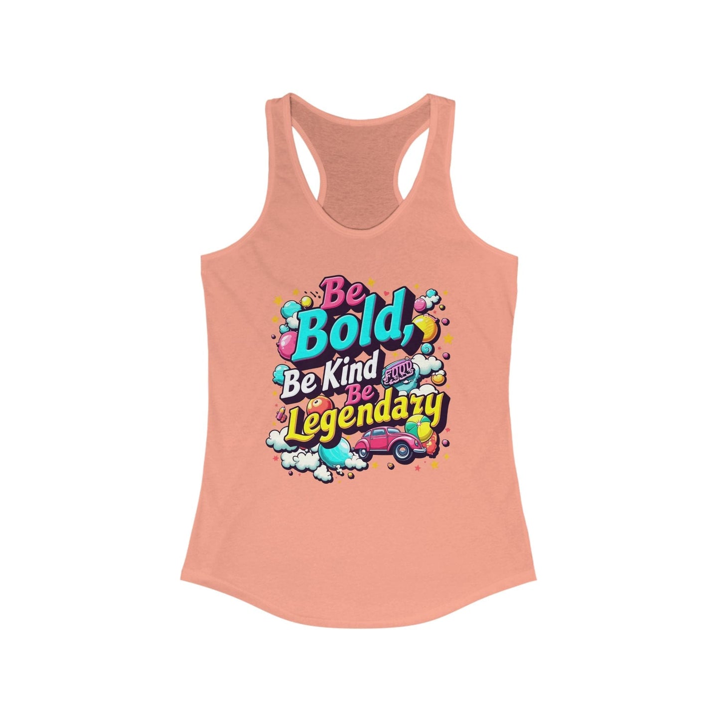 Be Bold Women's Racerback Tank | Empowering Design