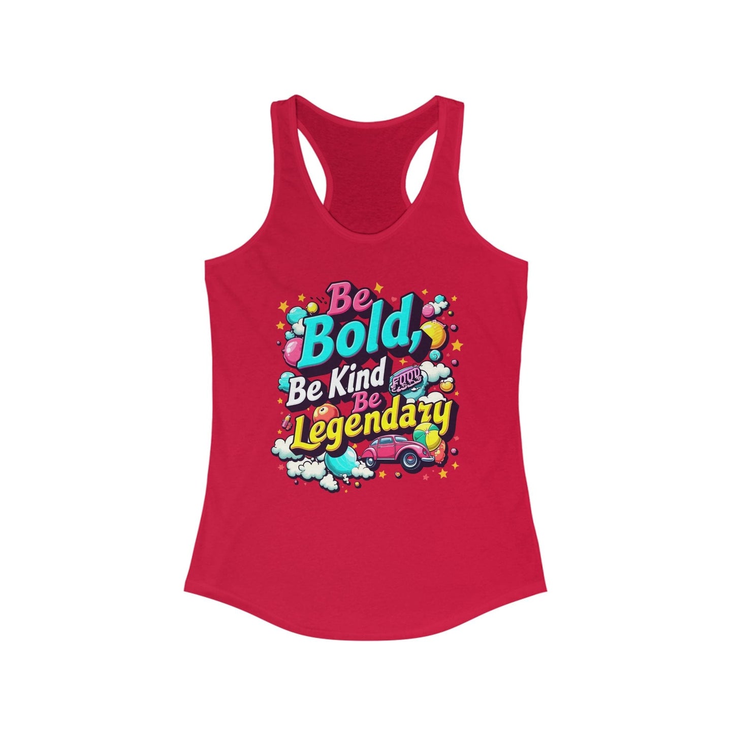 Be Bold Women's Racerback Tank | Empowering Design