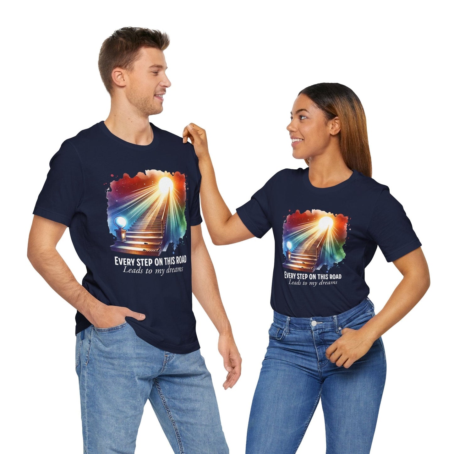 Inspirational Dream Road Unisex Jersey Tee