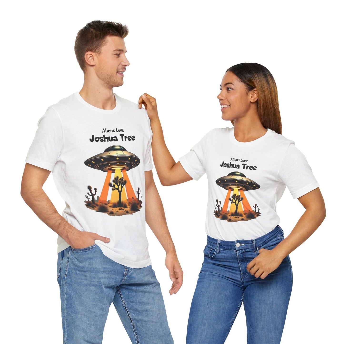 UFO Joshua Tree T-Shirt - Unisex Graphic Short Sleeve T-Shirt