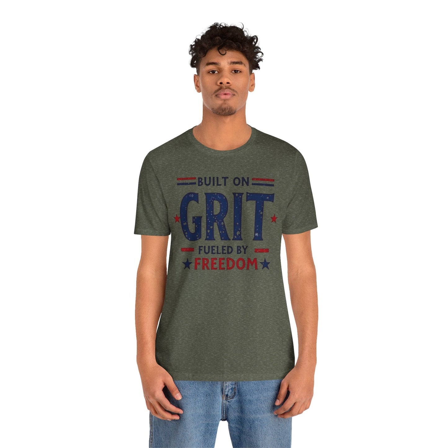 Built on Grit Freedom T-Shirt | Strong & Resilient Design