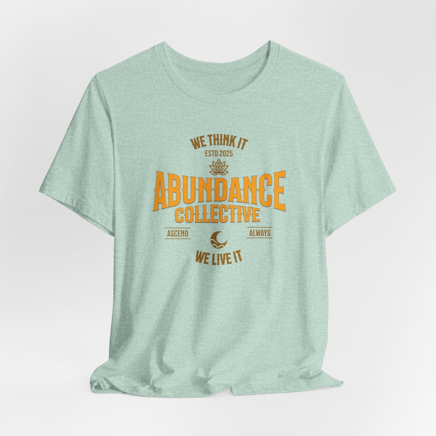 Unisex Abundance Collective Short Sleeve Tee | Motivational Design