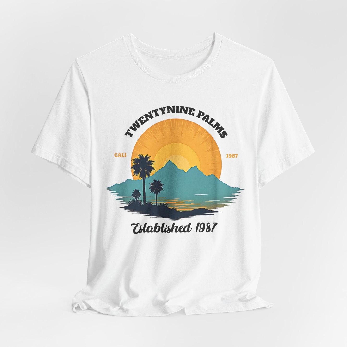 Retro California Graphic T-Shirt- Twentynine Palms Established 1987