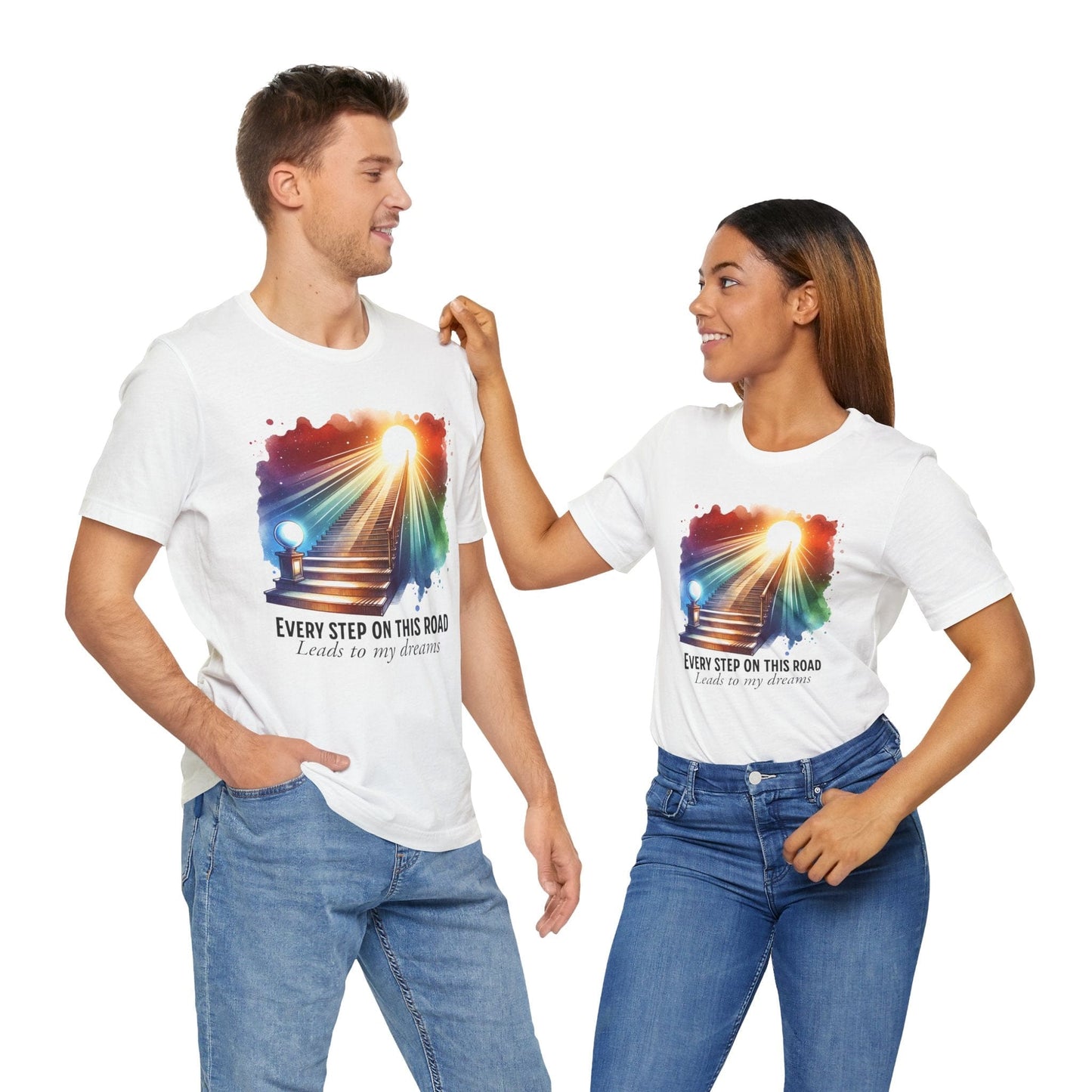 Inspirational Dream Road Unisex Jersey Tee