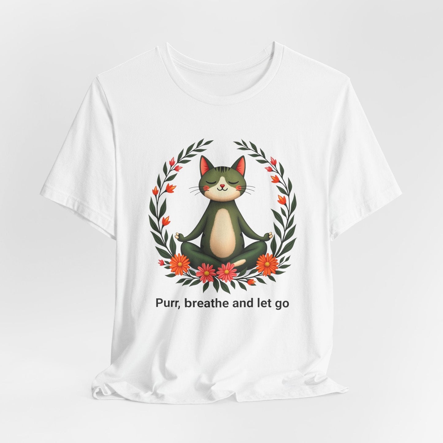 Cat Yoga Tee | Fun & Relaxing Design for Cat Lovers