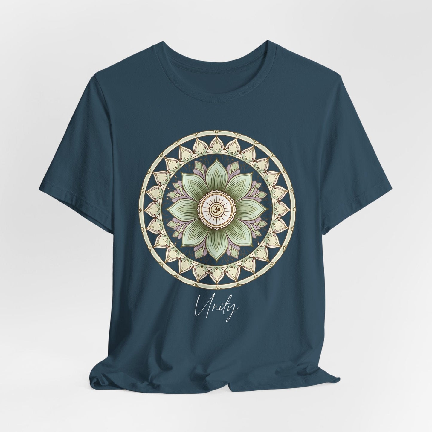 Mandala T-Shirt for Mindfulness and Yoga: Unity