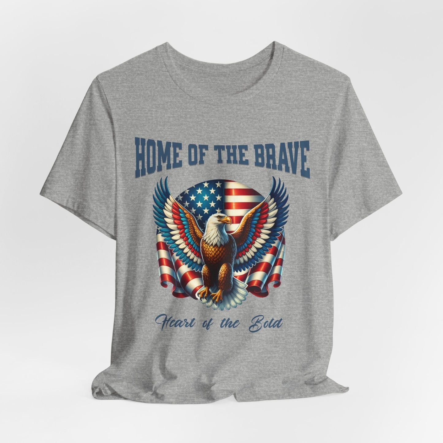 Home of the Brave Eagle T-Shirt | Patriotic & Bold