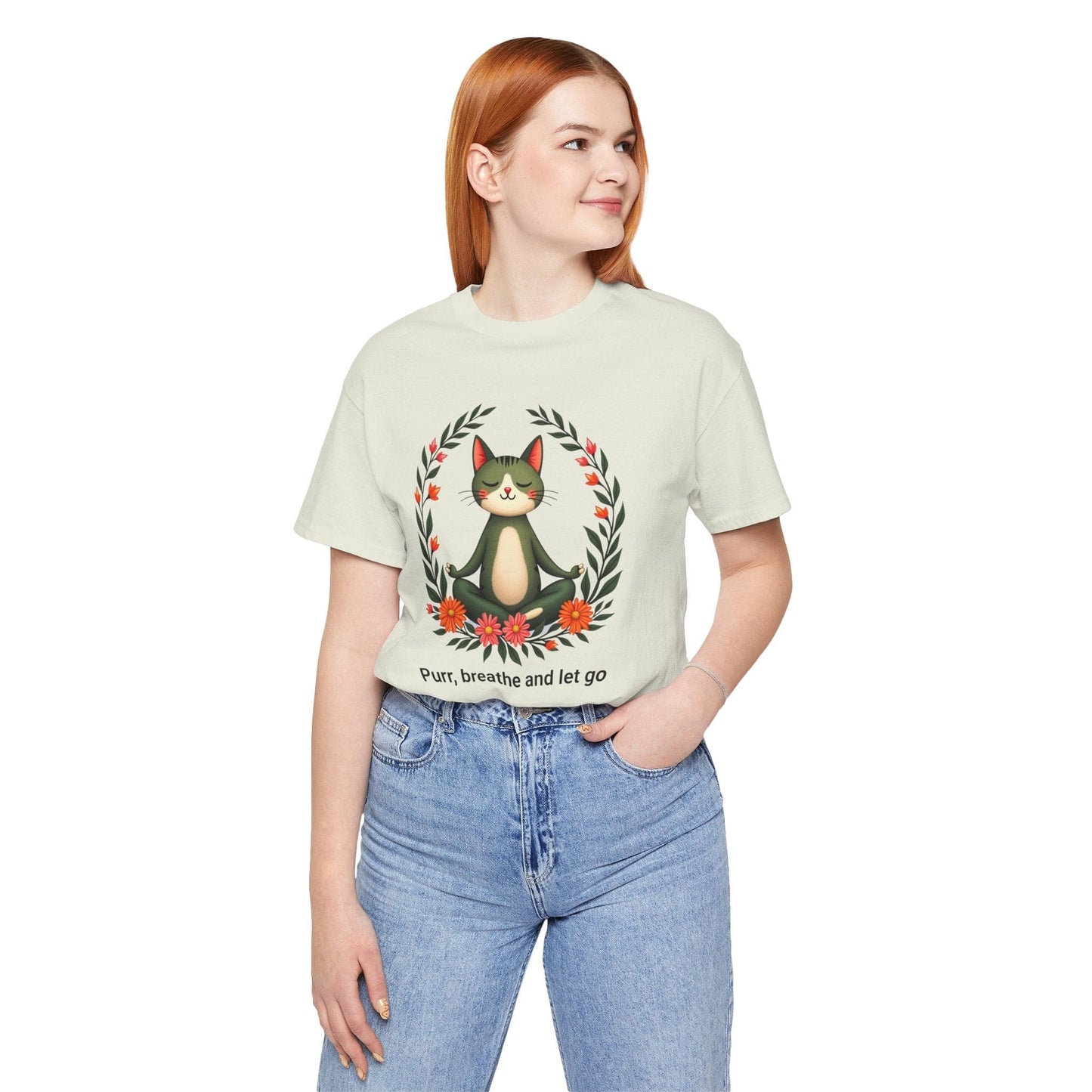 Cat Yoga Tee | Fun & Relaxing Design for Cat Lovers