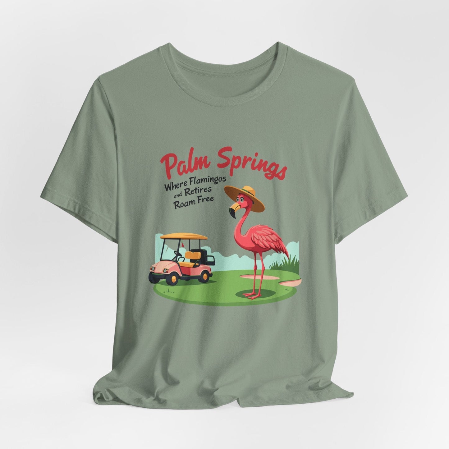 Palm Springs Flamingo Retirement Shirt
