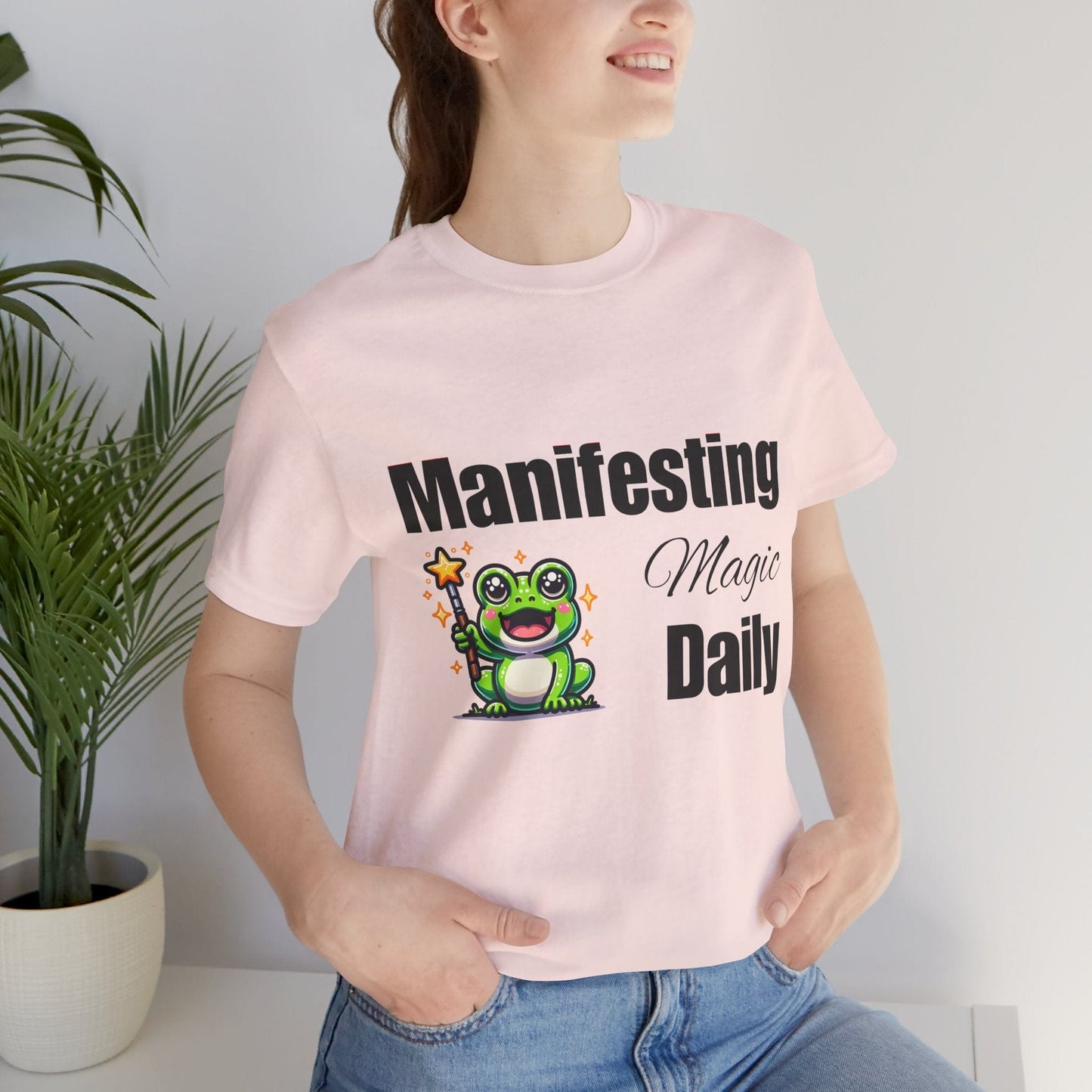 Manifesting Magic Daily Unisex Tee - Positive Vibes for Manifestation Enthusiasts