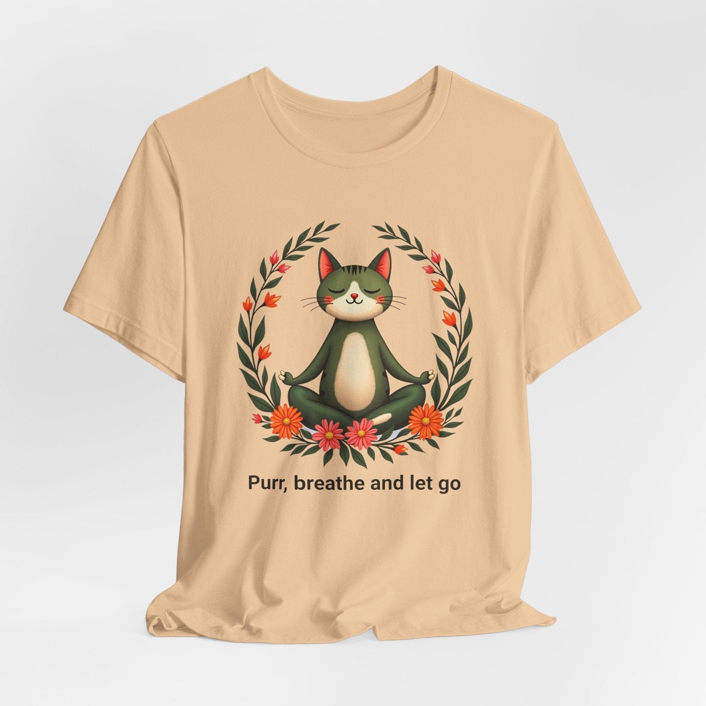 Cat Yoga Tee | Fun & Relaxing Design for Cat Lovers