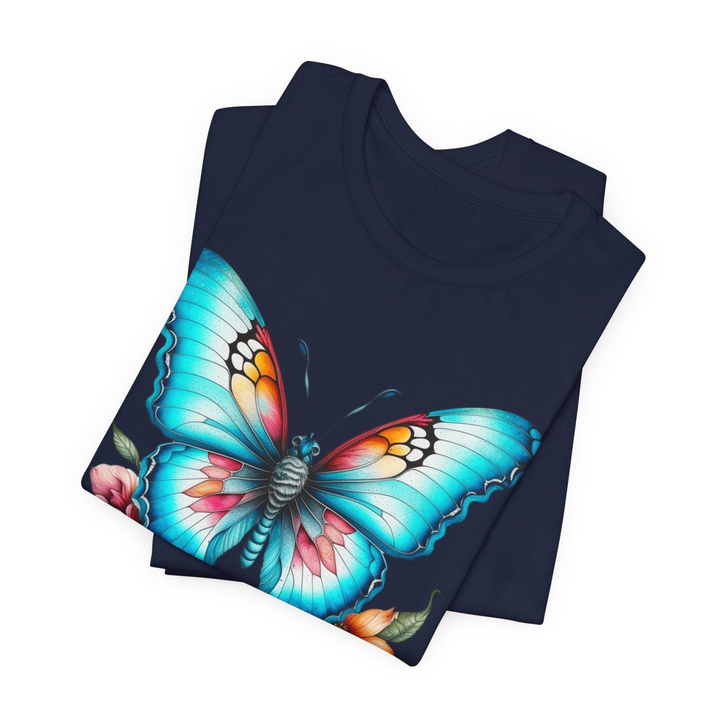Butterfly Inspiration Unisex Tee | Uplifting and Colorful Design