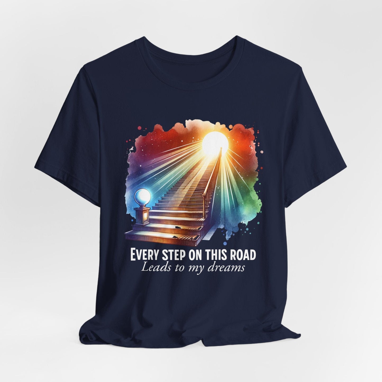 Inspirational Dream Road Unisex Jersey Tee | Motivational & Comfortable