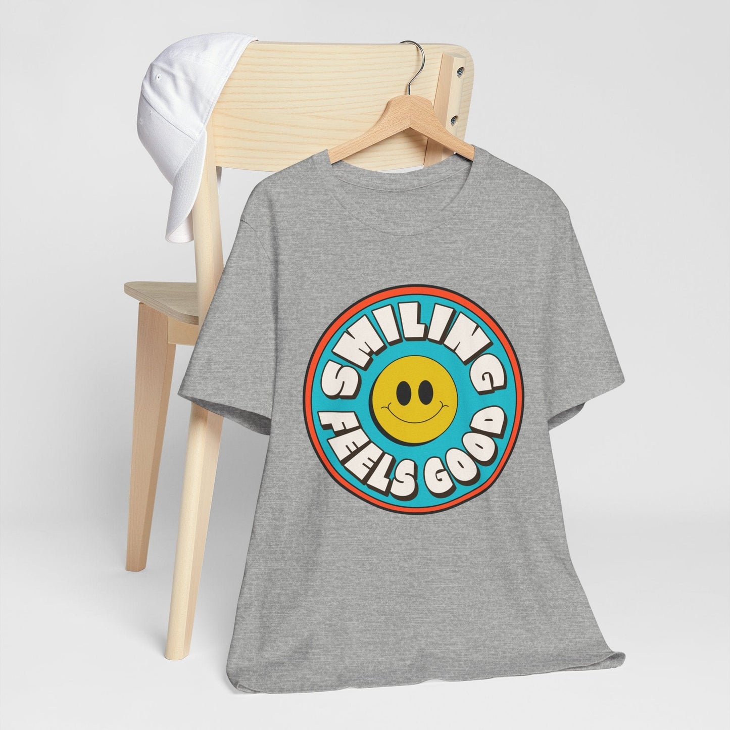 Smile Reminder T-Shirt / Smiling Feels Good